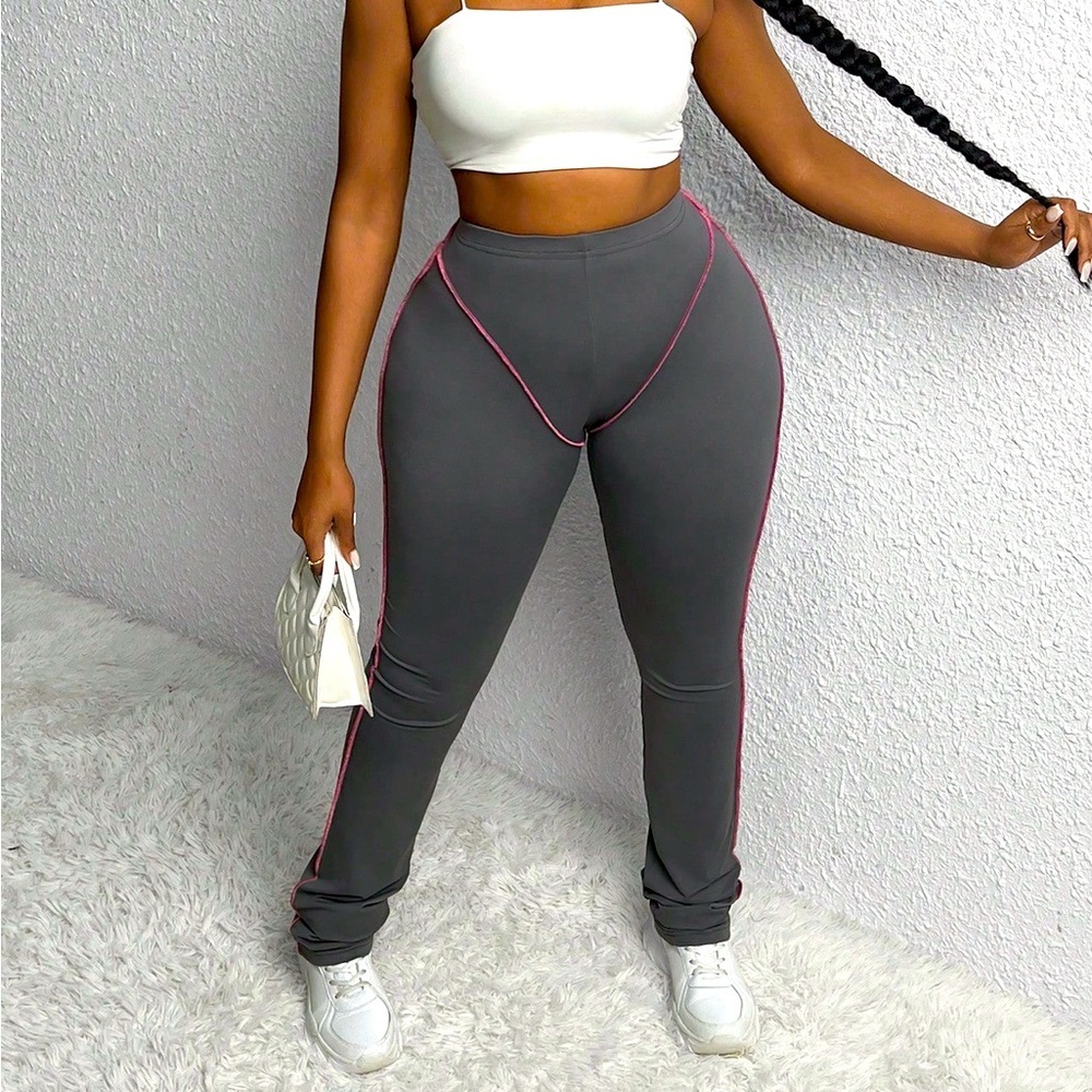 Women’s Top-stitching Skinny Pants
